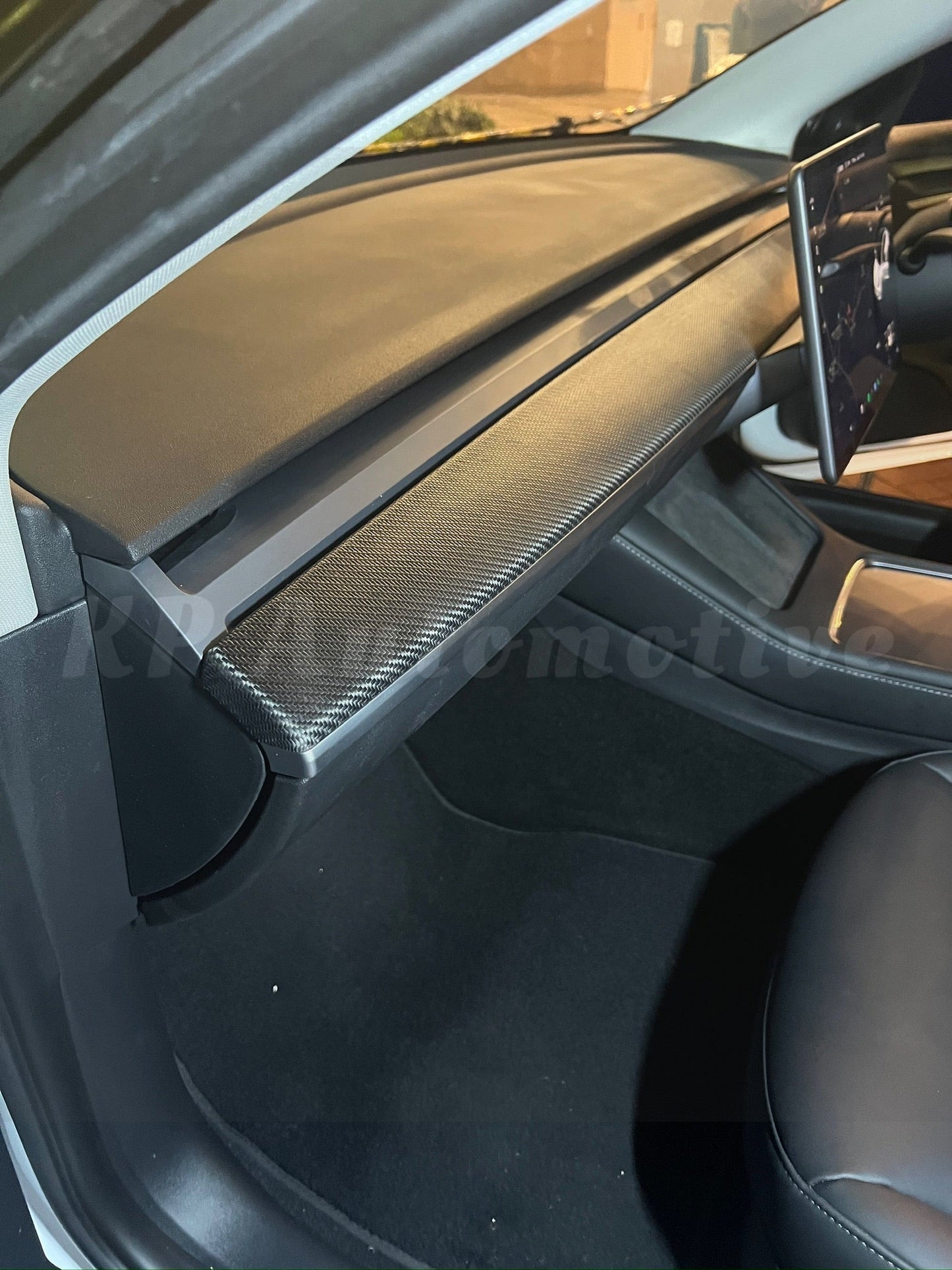 2017-2020 Model 3 3D 乾碳替換儀表板