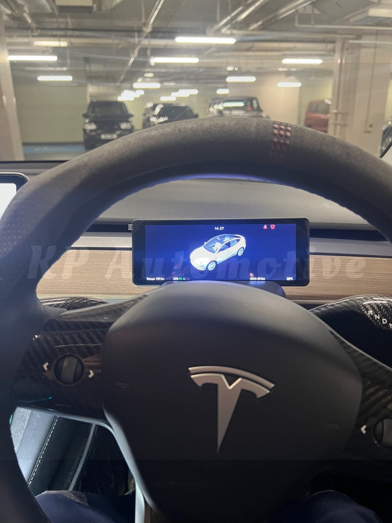 T6 CarPlay 方向盤觸控螢幕顯示器適用於特斯拉 Model 3/Y