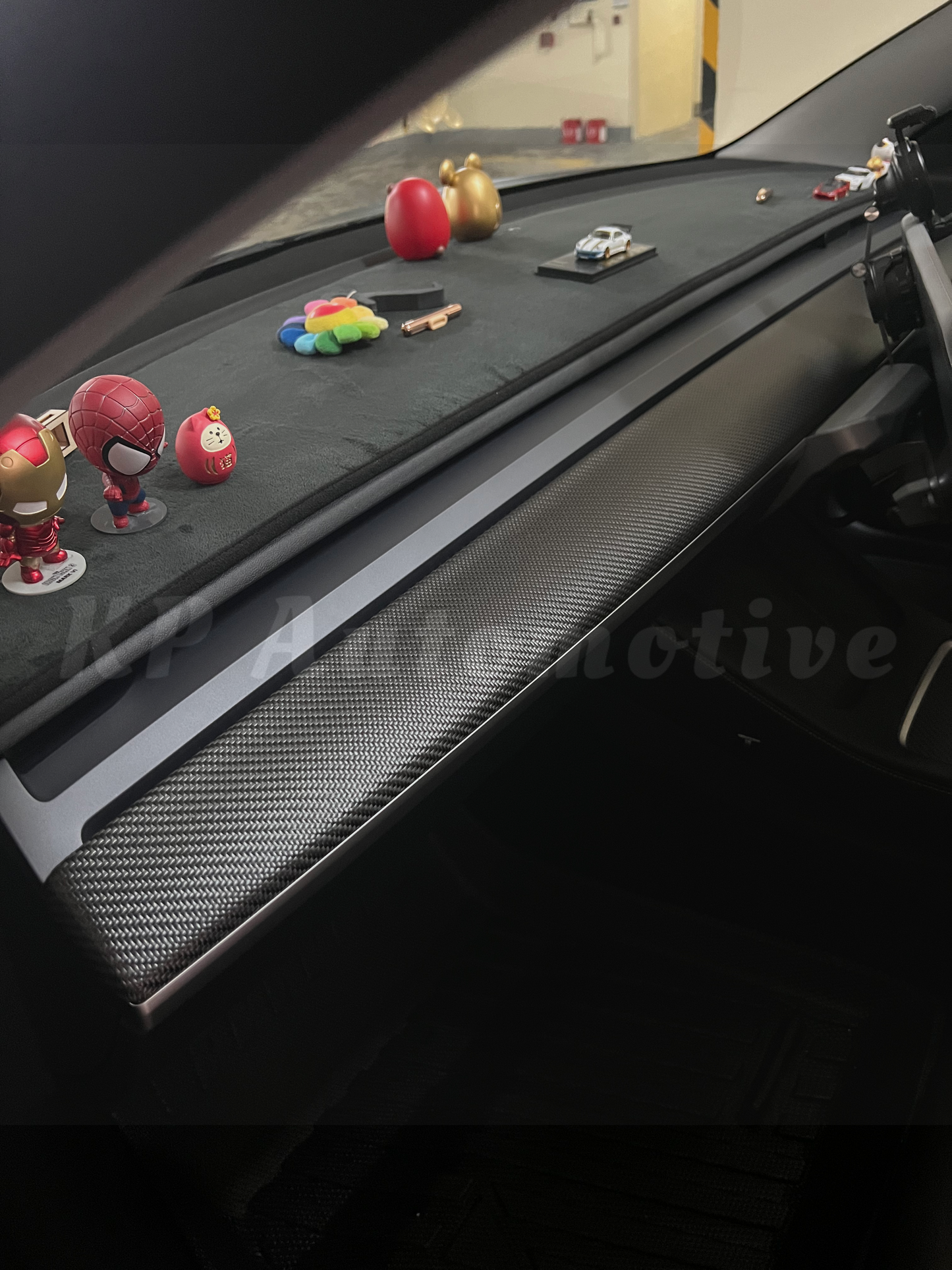 2017-2020 Model 3 3D 乾碳替換儀表板