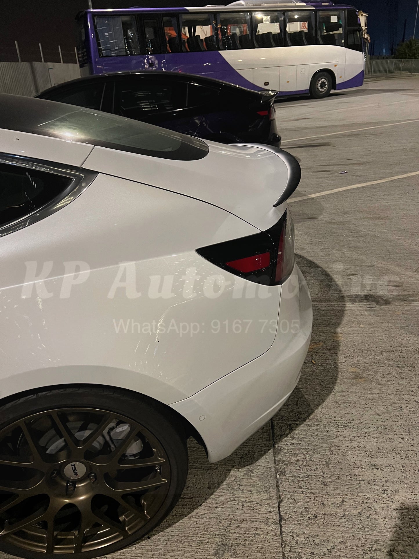 KPA Model 3 霧面碳性能風格擾流板