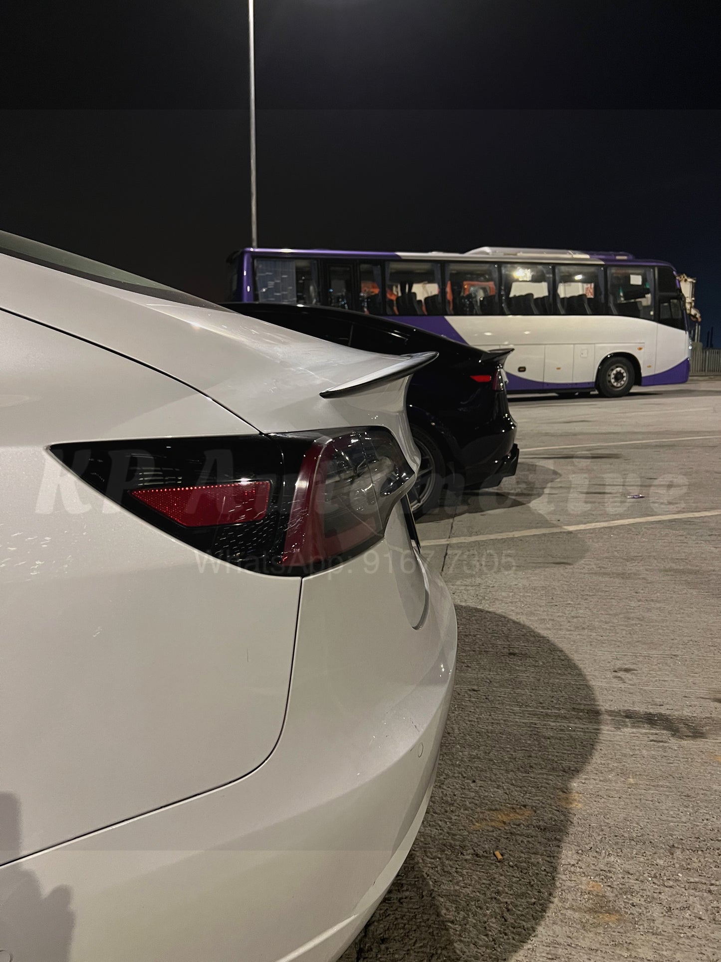 KPA Model 3 霧面碳性能風格擾流板