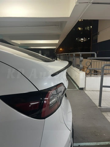 KPA Model Y Dry Carbon Performance Style Spoiler (Glossy Finish)