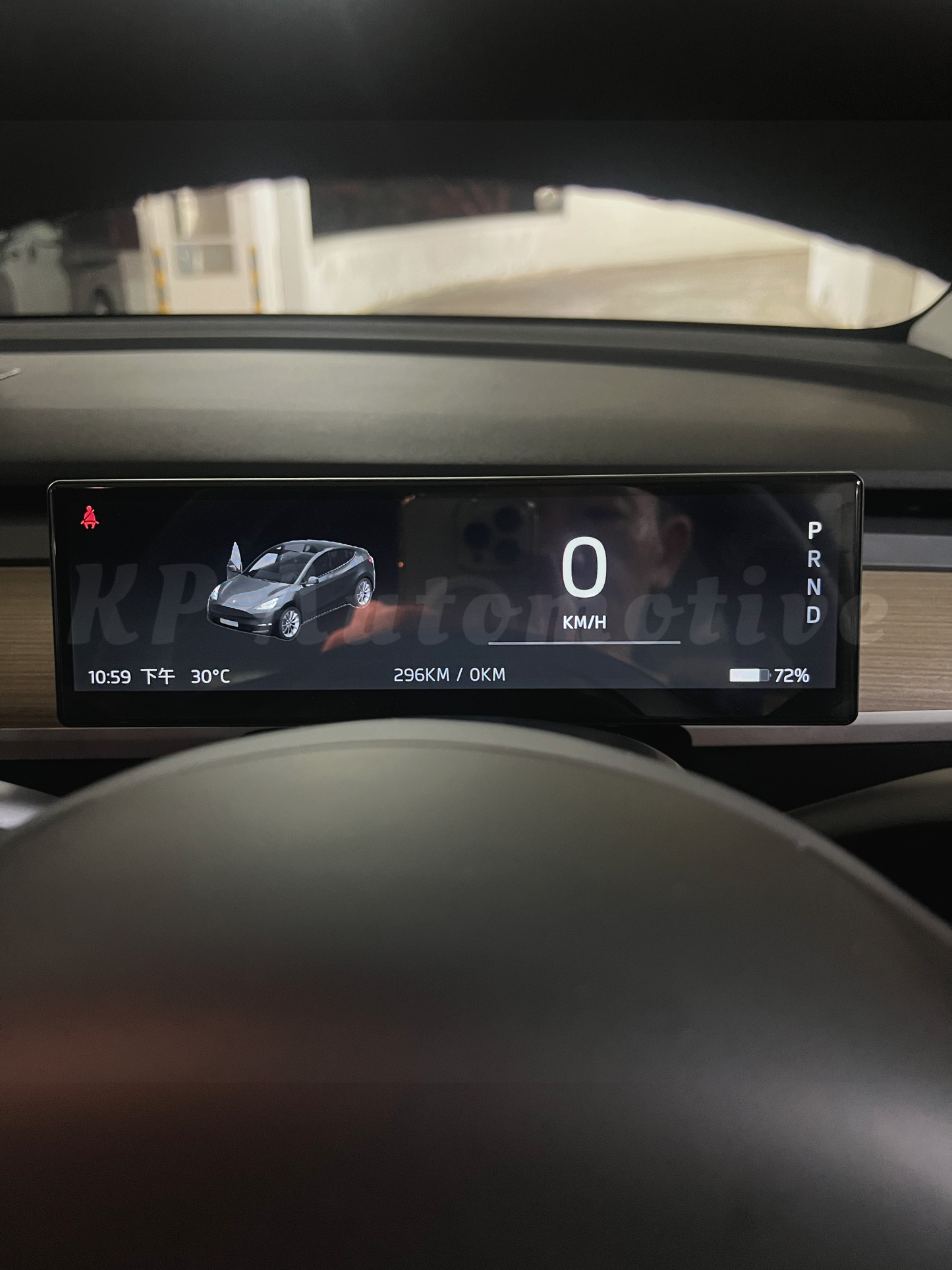 T6 CarPlay 方向盤觸控螢幕顯示器適用於特斯拉 Model 3/Y