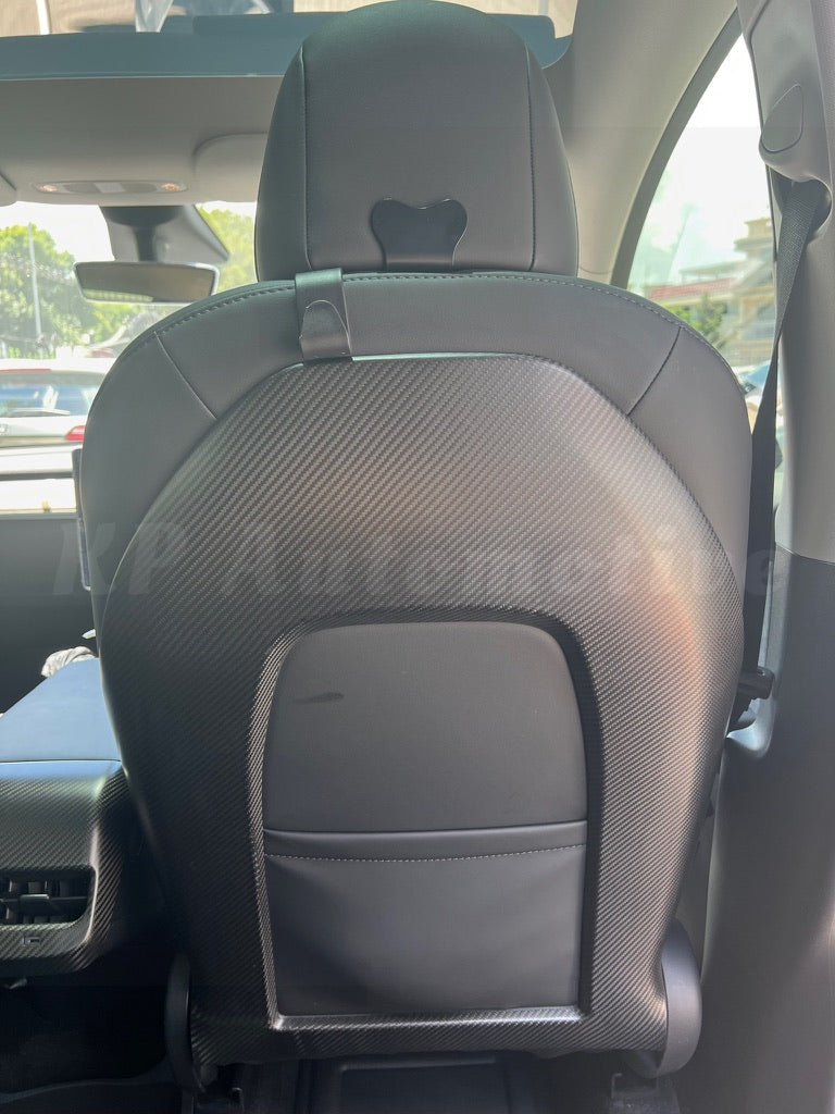 Model 3/Y Dry Carbon Seat Back Cover (Matte)