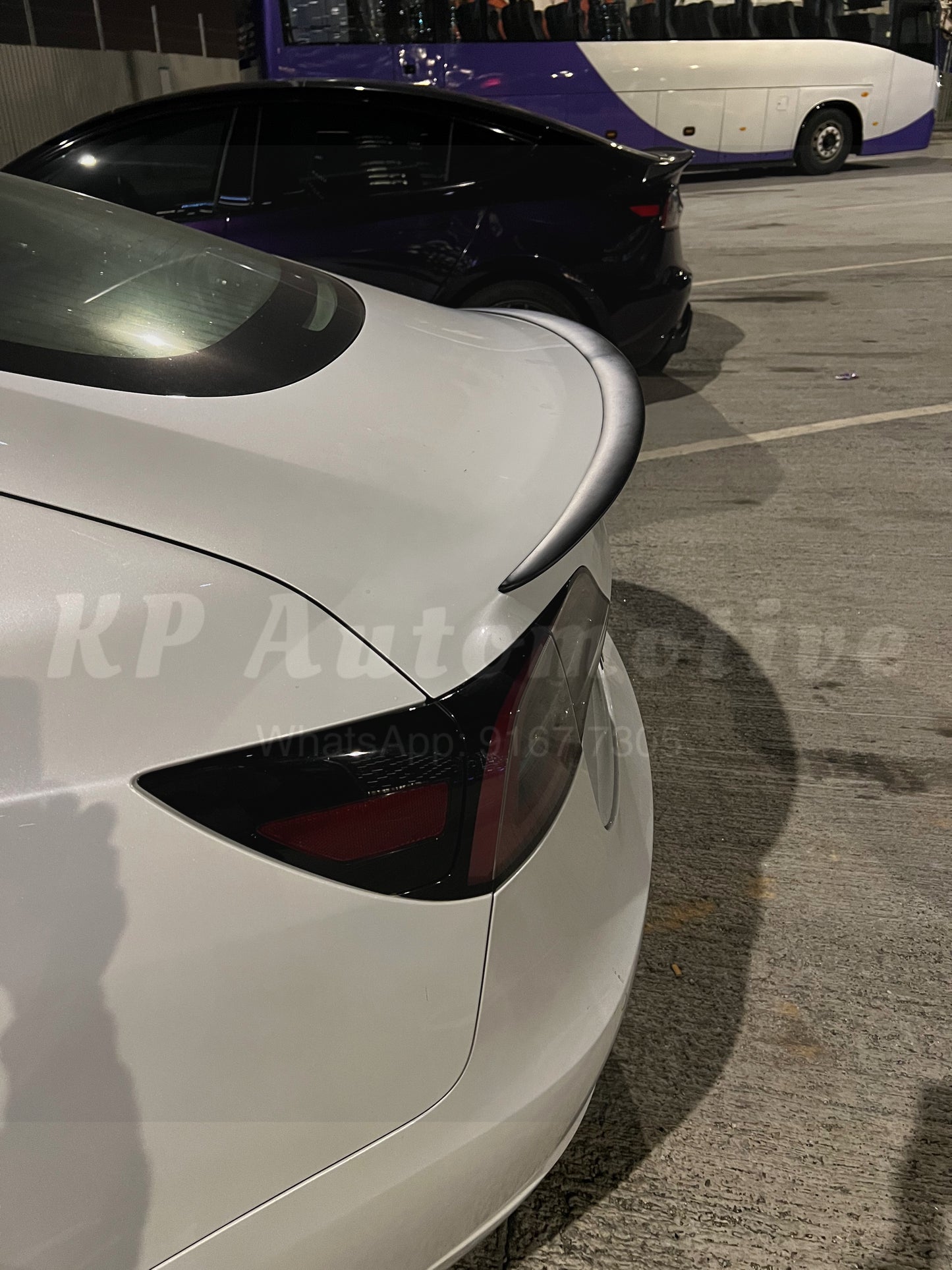 KPA Model 3 Matte Carbon Performance Style Spoiler