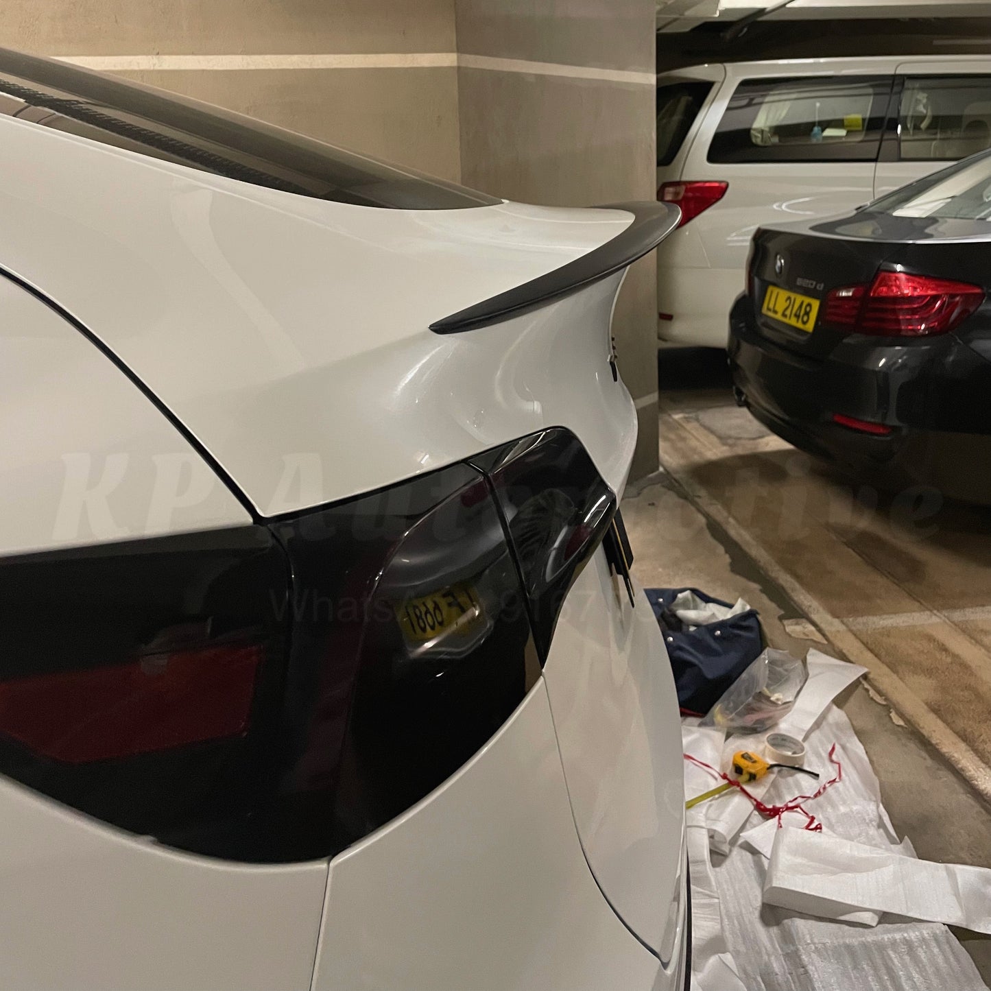 KPA Model Y Dry Carbon Performance Style Spoiler (Matte Finish)